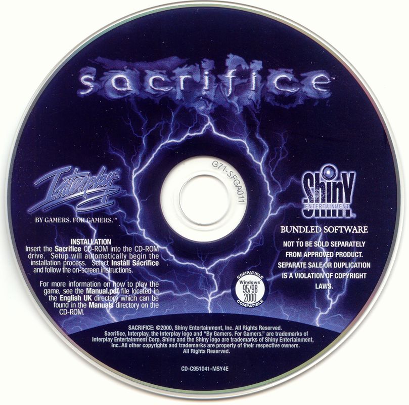 Media for Sacrifice (Windows) (OEM version, bundled with MSI video card)
