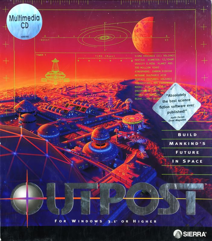 Front Cover for Outpost (Windows 16-bit)