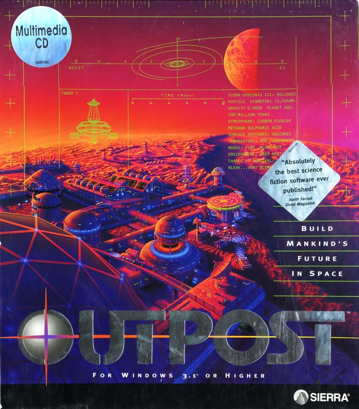 Front Cover for Outpost (Windows 3.x)