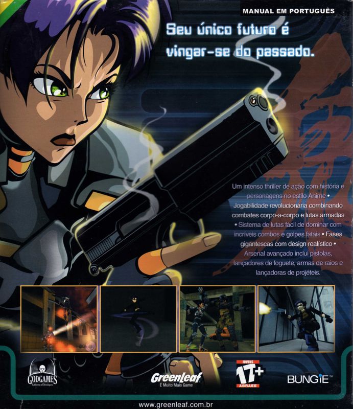 Back Cover for Oni (Windows)