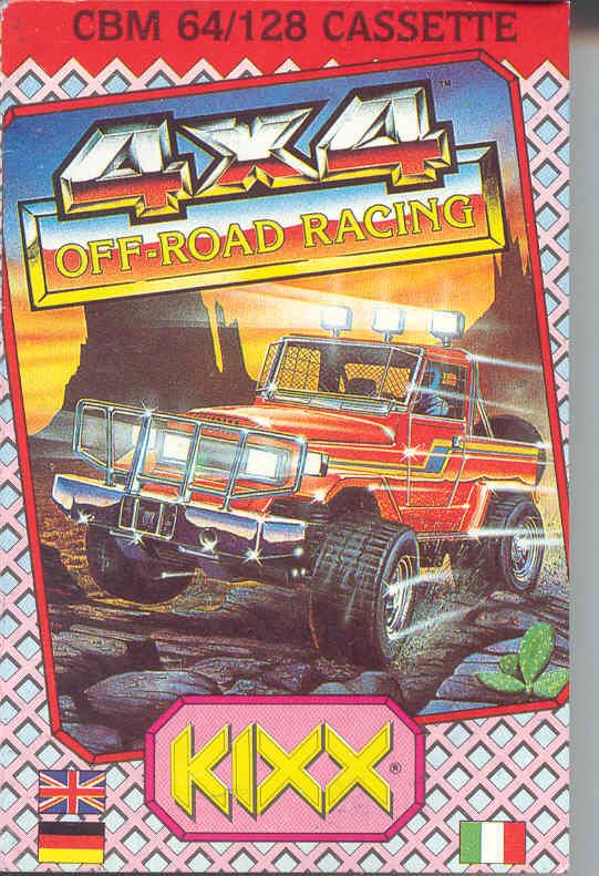 Front Cover for 4x4 Off-Road Racing (Commodore 64) (Kixx release)
