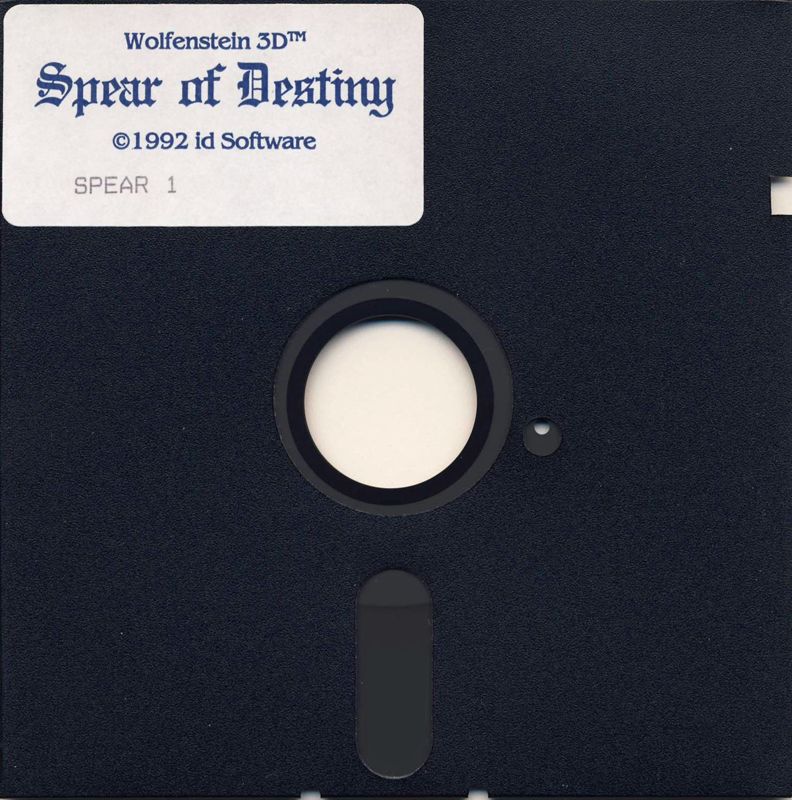 Media for Spear of Destiny (DOS): Disk 1