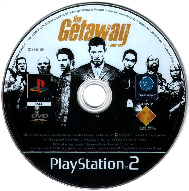 Media for The Getaway (PlayStation 2)