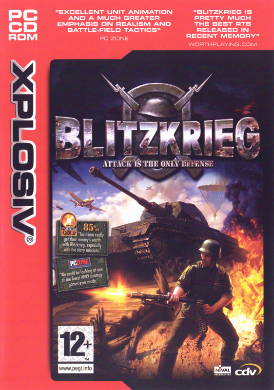 Front Cover for Blitzkrieg (Windows) (Xplosiv release)