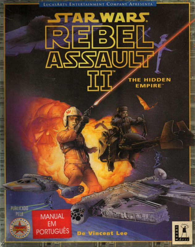 Front Cover for Star Wars: Rebel Assault II - The Hidden Empire (DOS and Windows)