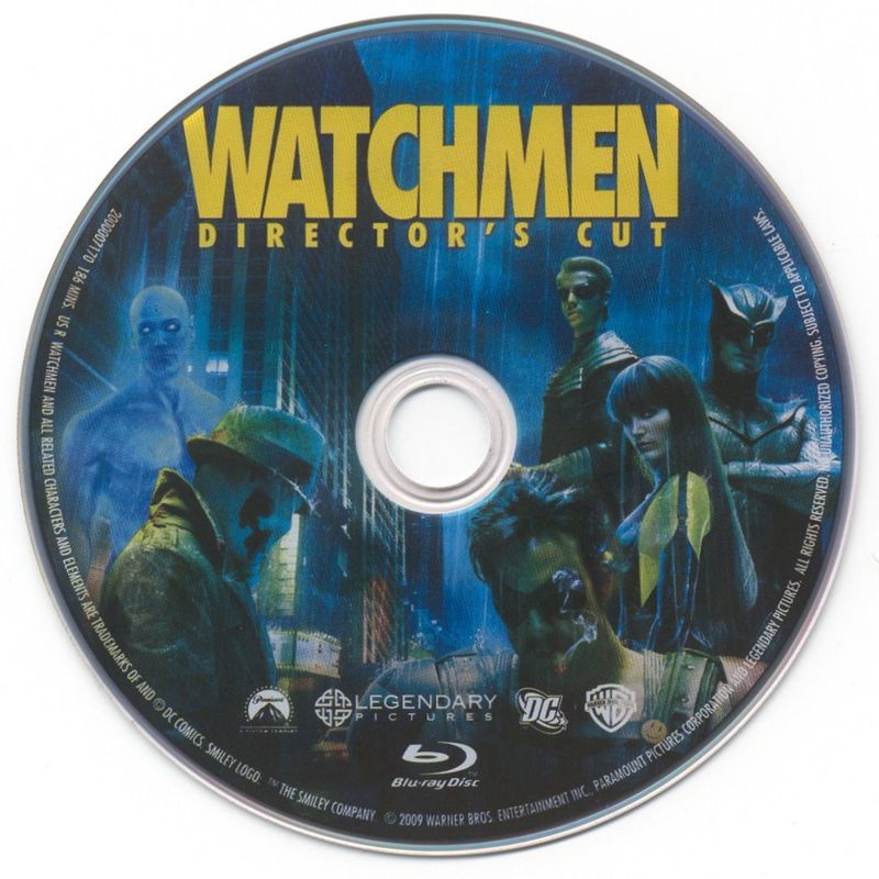 Media for Watchmen: The End is Nigh - The Complete Experience (PlayStation 3): Movie Disc