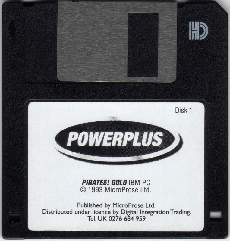 Media for Pirates! Gold (DOS) (Powerplus release): Disk 1