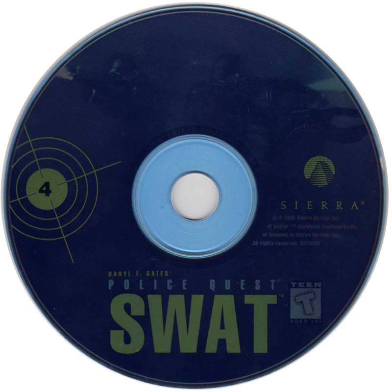 Media for Daryl F. Gates' Police Quest: SWAT (DOS and Windows and Windows 16-bit): Disc 4/4
