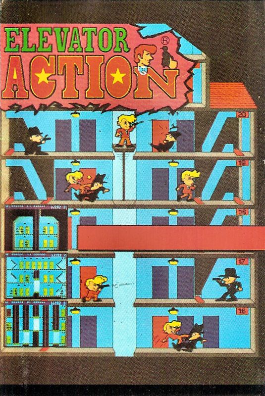 Front Cover for Elevator Action (ZX Spectrum)