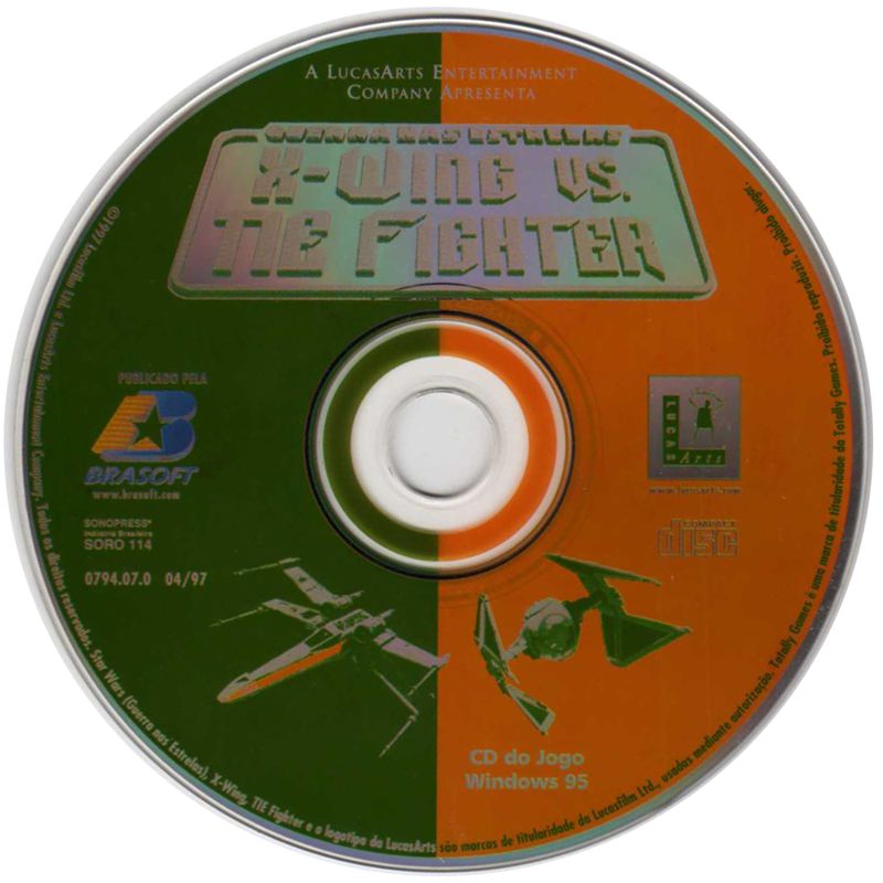 Media for Star Wars: X-Wing Vs. TIE Fighter (Windows): Disc 1/2