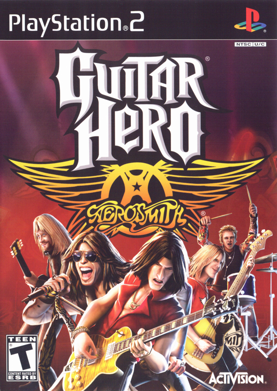 Front Cover for Guitar Hero: Aerosmith (PlayStation 2)
