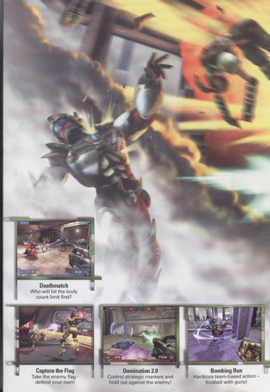 Inside Cover for Unreal Tournament 2003 (Linux and Windows): Left Flap
