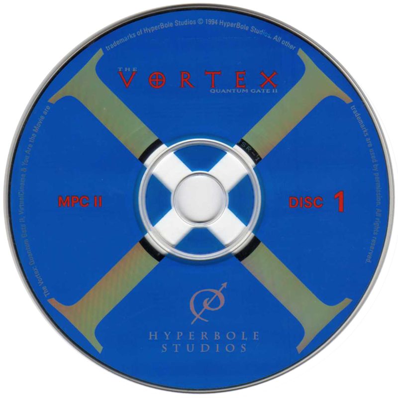 Media for The Vortex: Quantum Gate II (Windows 3.x): Disc 1