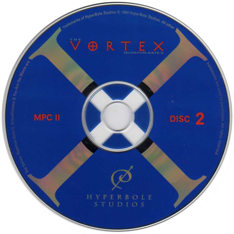 Media for The Vortex: Quantum Gate II (Windows 3.x): Disc 2