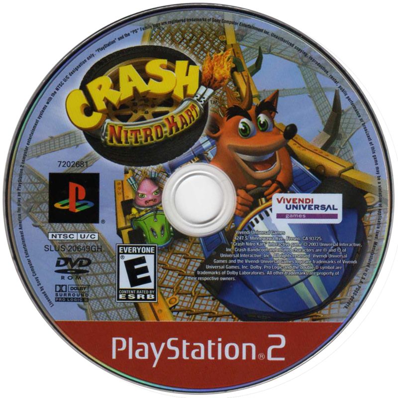 Crash Nitro Kart cover or packaging material - MobyGames