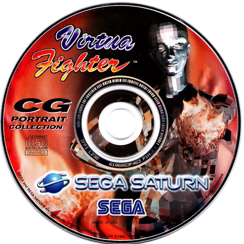 Media for Virtua Fighter Remix (SEGA Saturn): Portrait Disc