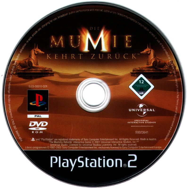 Media for The Mummy Returns (PlayStation 2)