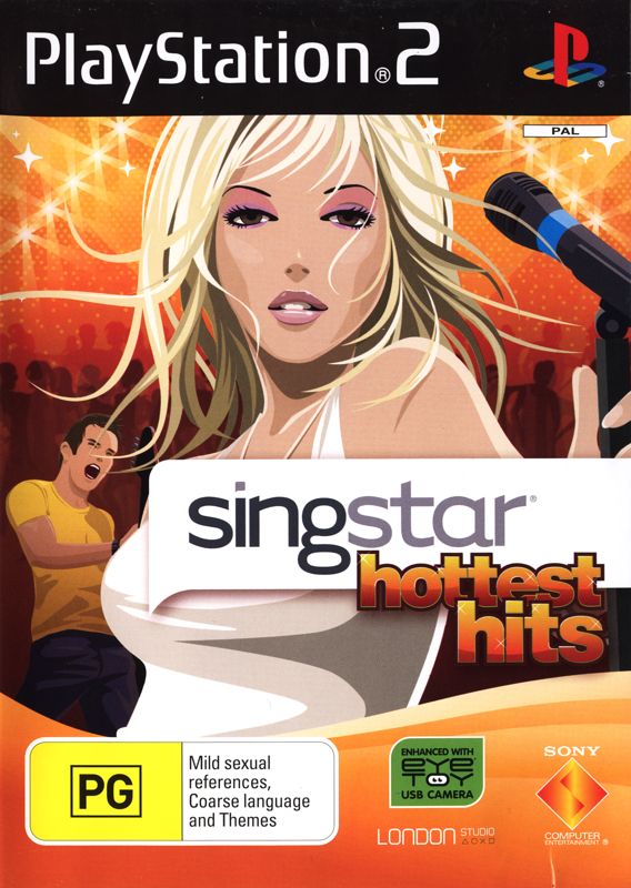 Other for SingStar: Hottest Hits (PlayStation 2) (Bundled with mics): Keep Case - Front