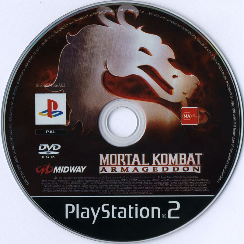Media for Mortal Kombat: Armageddon (PlayStation 2)