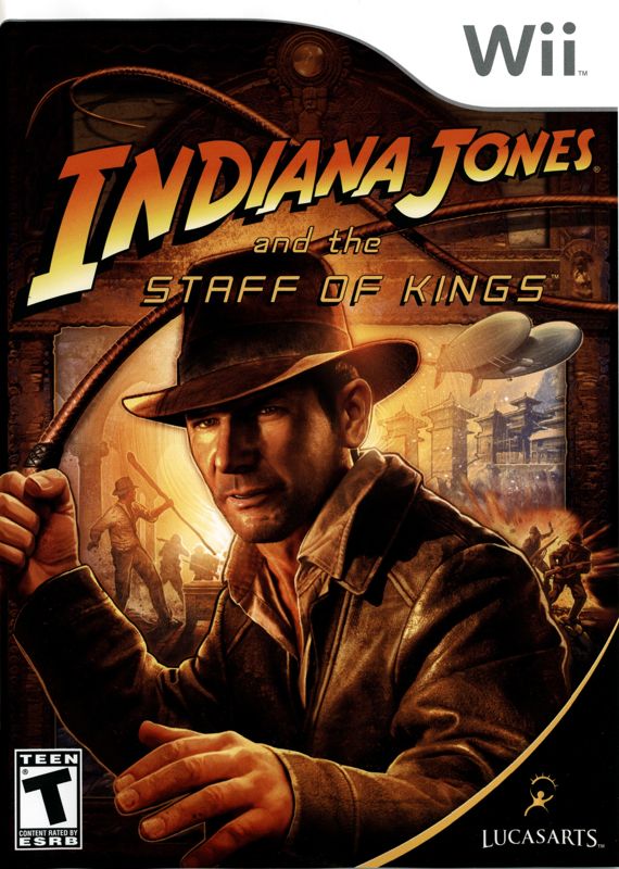 Front Cover for Indiana Jones and the Staff of Kings (Wii)