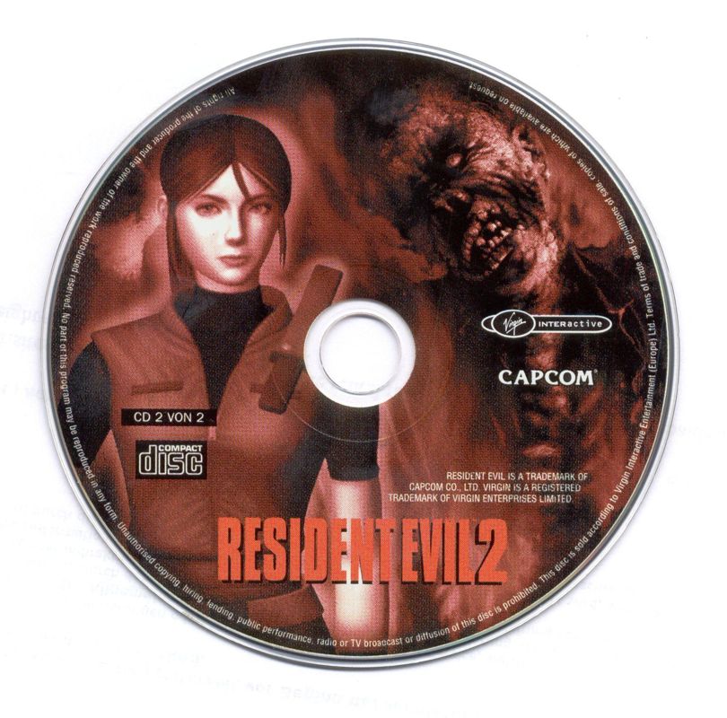 Media for Resident Evil 2 (Windows): Disc 2