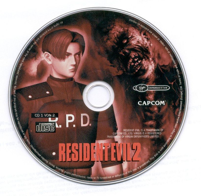 Media for Resident Evil 2 (Windows): Disc 1