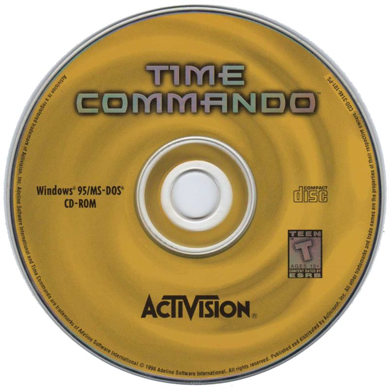 Media for Time Commando (DOS and Windows)