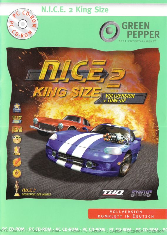 Front Cover for N.I.C.E. 2: King Size (Windows) (Green Pepper release (#97))