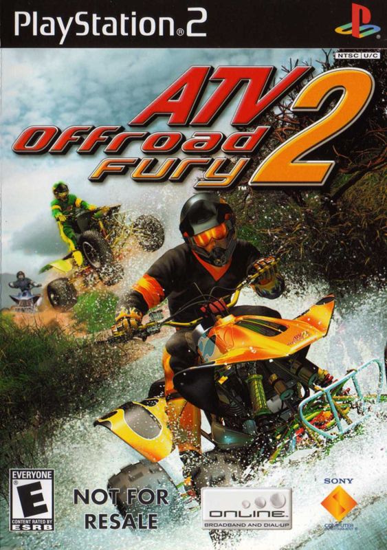 Front Cover for ATV Offroad Fury 2 (PlayStation 2) (Not For Resale release)