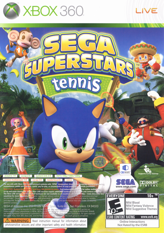 Sonic the Hedgehog Microsoft Xbox 360 Video Game DISC ONLY arcade sega 2006