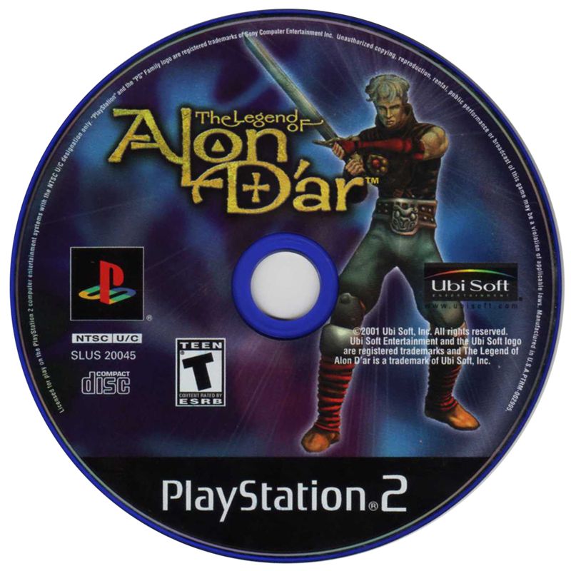 Media for The Legend of Alon D'ar (PlayStation 2)