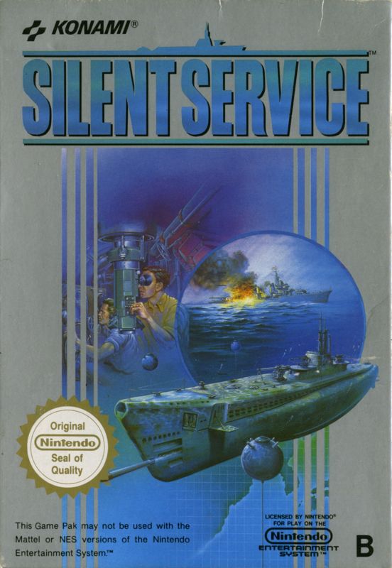 Front Cover for Silent Service (NES)