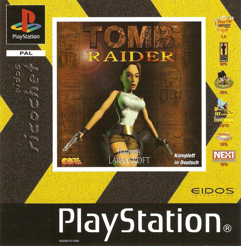 Front Cover for Tomb Raider (PlayStation) (Value Series release)
