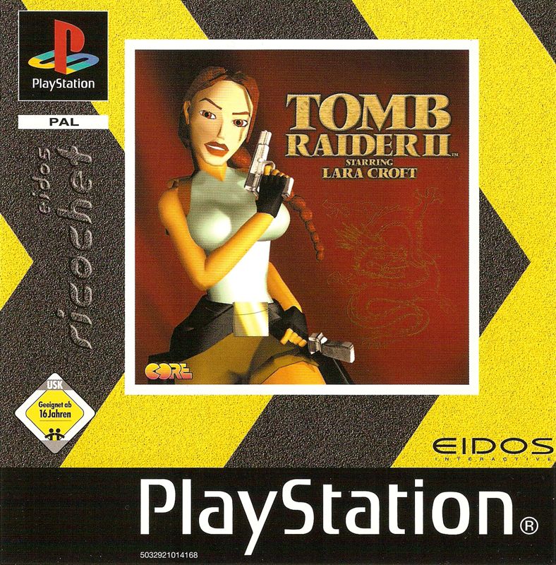 Front Cover for Tomb Raider II (PlayStation) (Value Series release)