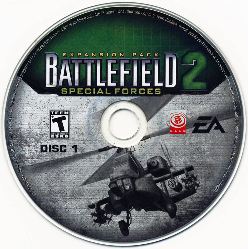 Media for Battlefield 2: Special Forces (Windows): Disc 1