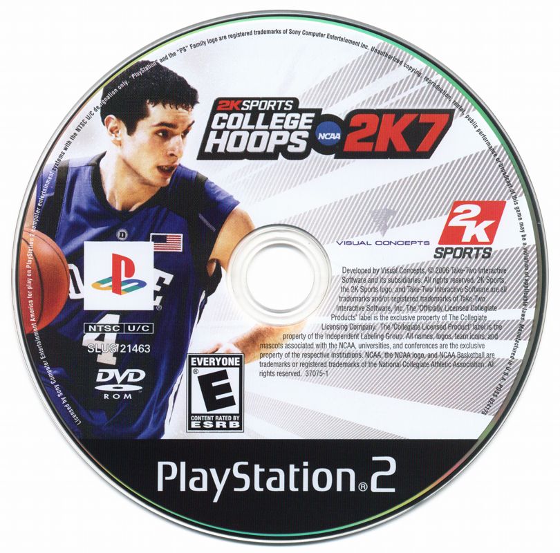 Media for College Hoops NCAA 2K7 (PlayStation 2)