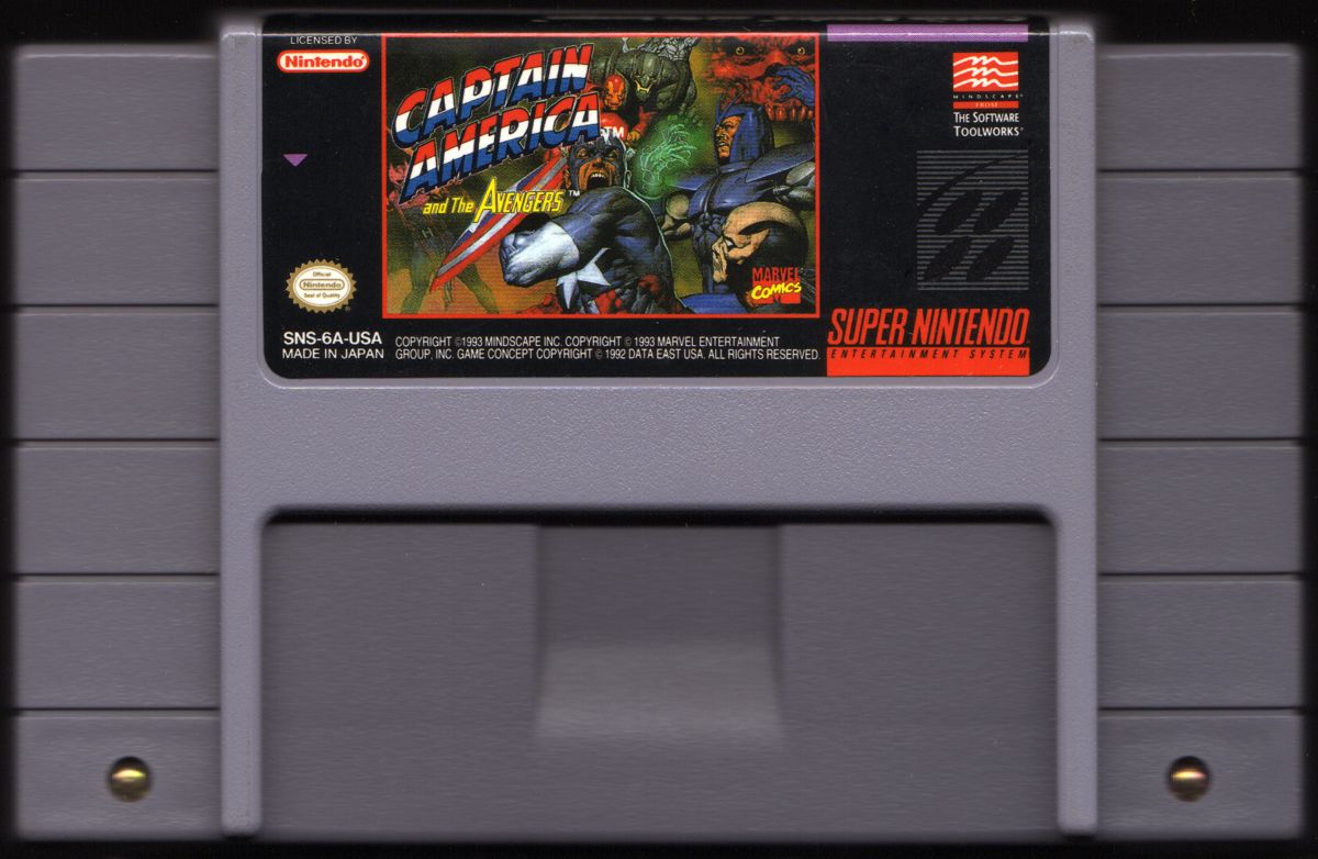 Media for Captain America and the Avengers (SNES)