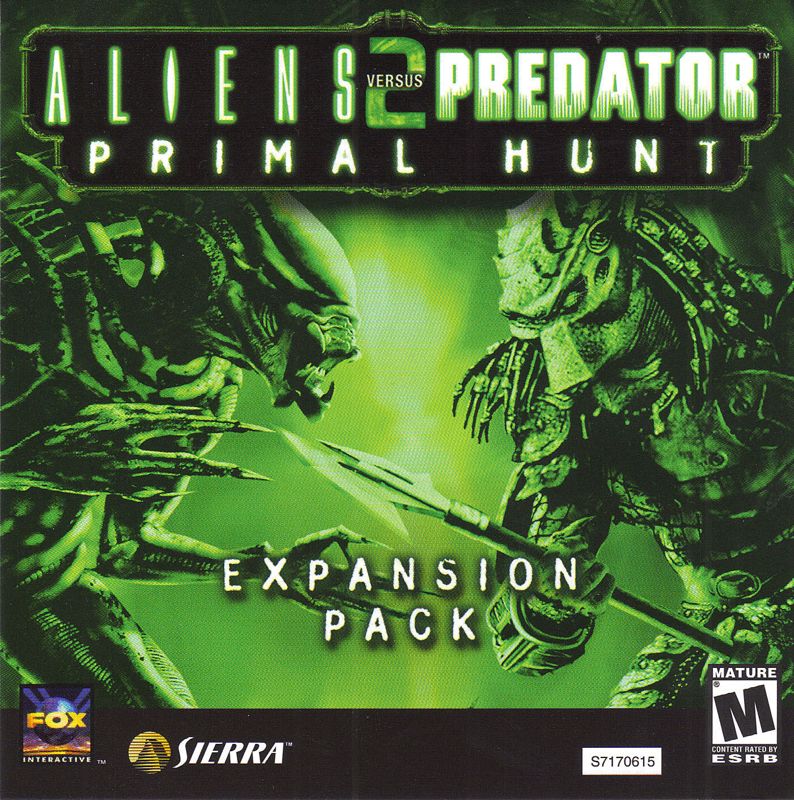 Other for Aliens Versus Predator 2: Primal Hunt (Windows): Jewel Case - Front