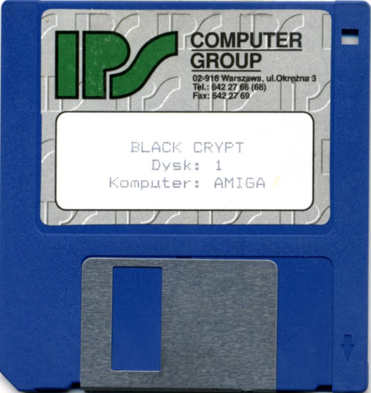 Media for Black Crypt (Amiga): Disk 1