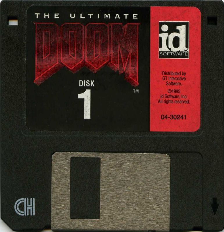 Media for The Ultimate Doom (DOS) (3.5" Disk release): Disk 1/5