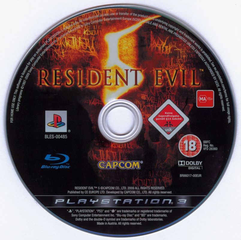 Media for Resident Evil 5 (Limited Edition) (PlayStation 3)