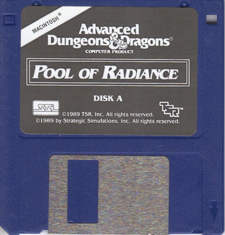 Media for Pool of Radiance (Macintosh): Disk A