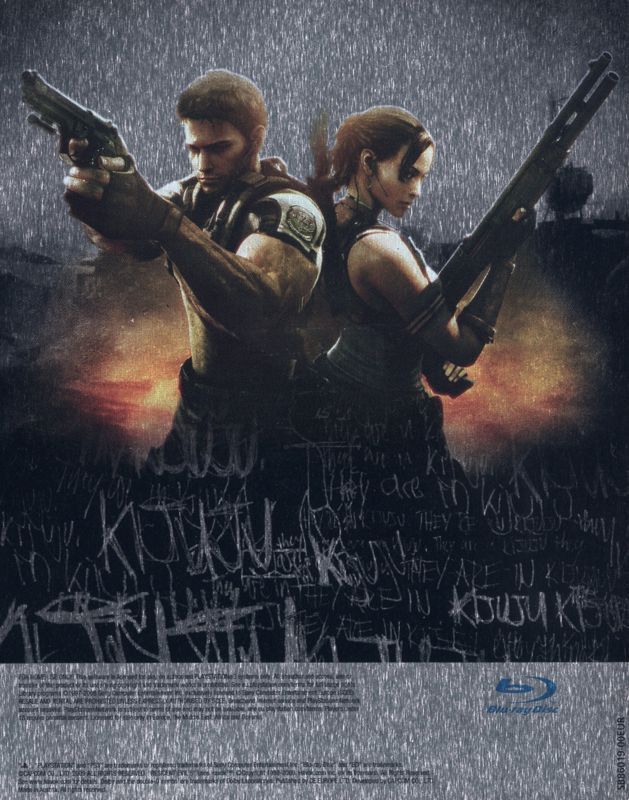 Other for Resident Evil 5 (Limited Edition) (PlayStation 3): Metal Case - Back