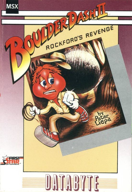 Front Cover for Boulder Dash II: Rockford's Revenge (MSX)