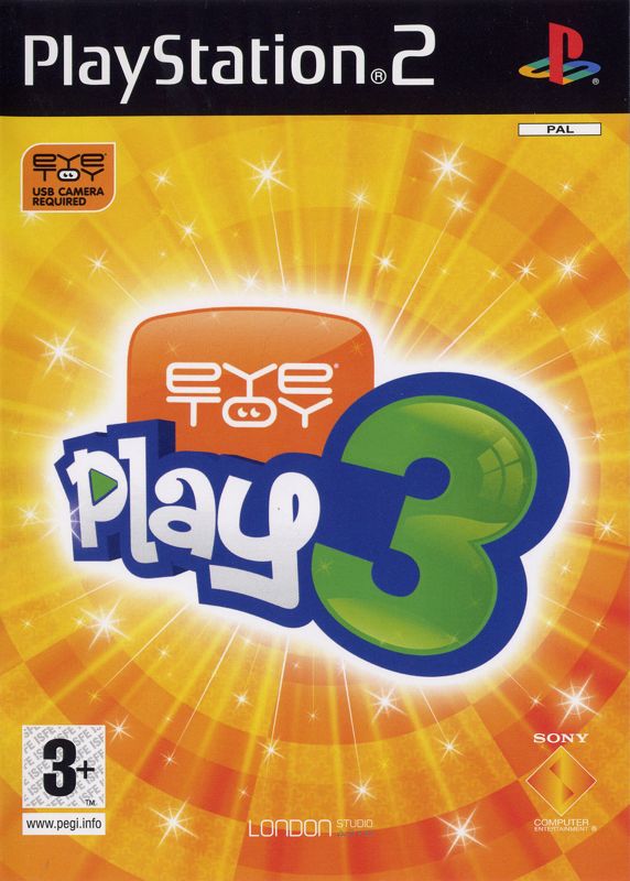 Front Cover for EyeToy: Play 3 (PlayStation 2)