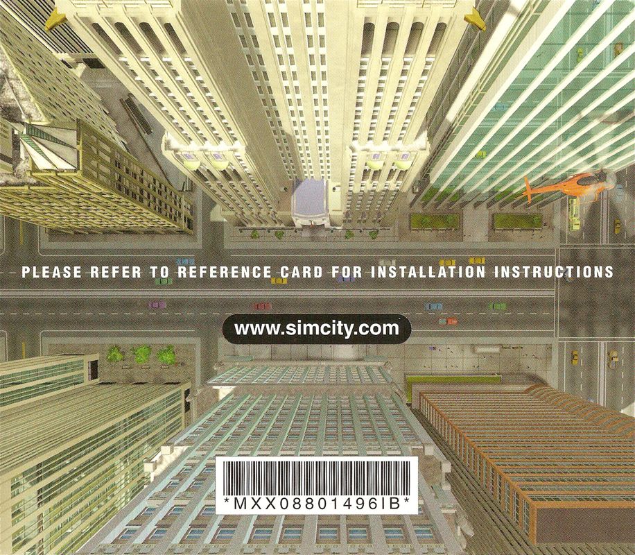 Other for SimCity 3000 (Windows): Jewel Case - Back