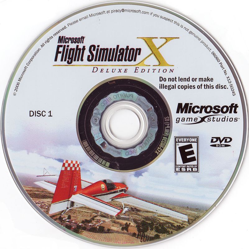 Media for Microsoft Flight Simulator X (Deluxe Edition) (Windows): Disc 1