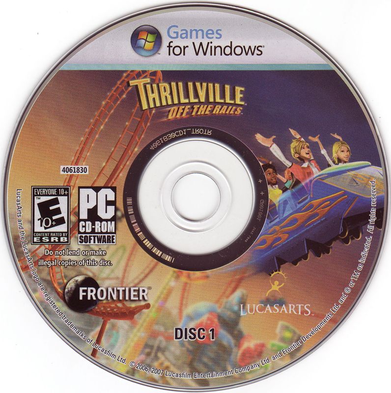 Media for Thrillville: Off the Rails (Windows): Disc 1