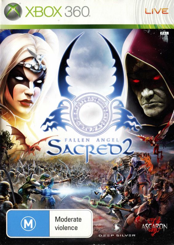 Front Cover for Sacred 2: Fallen Angel (Xbox 360)