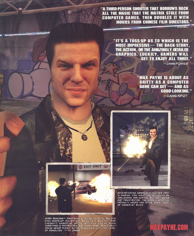 Max Payne 3 cover or packaging material - MobyGames